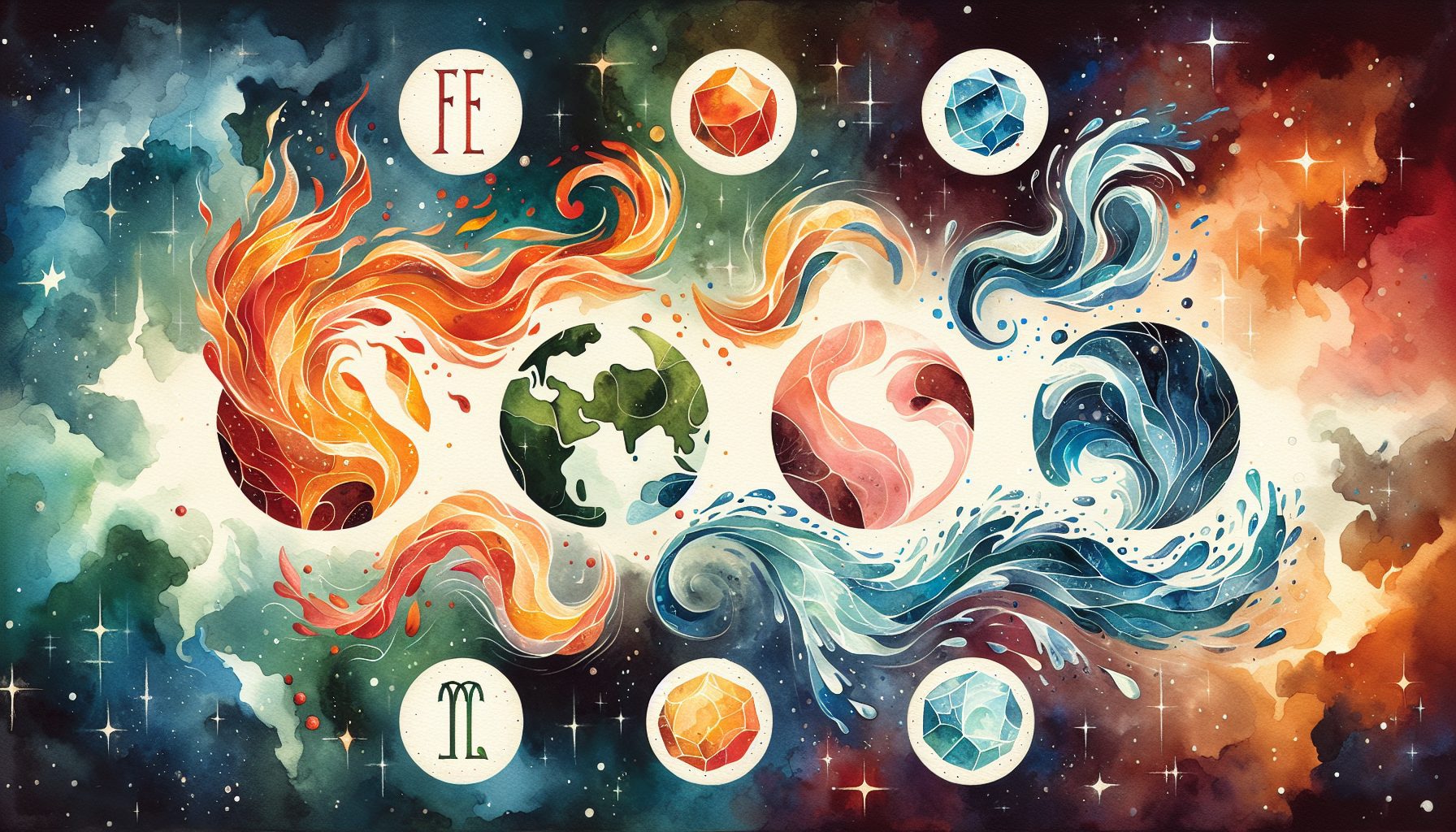 The four zodiac elements